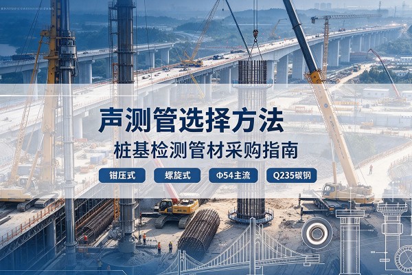 当雄声测管选型标准